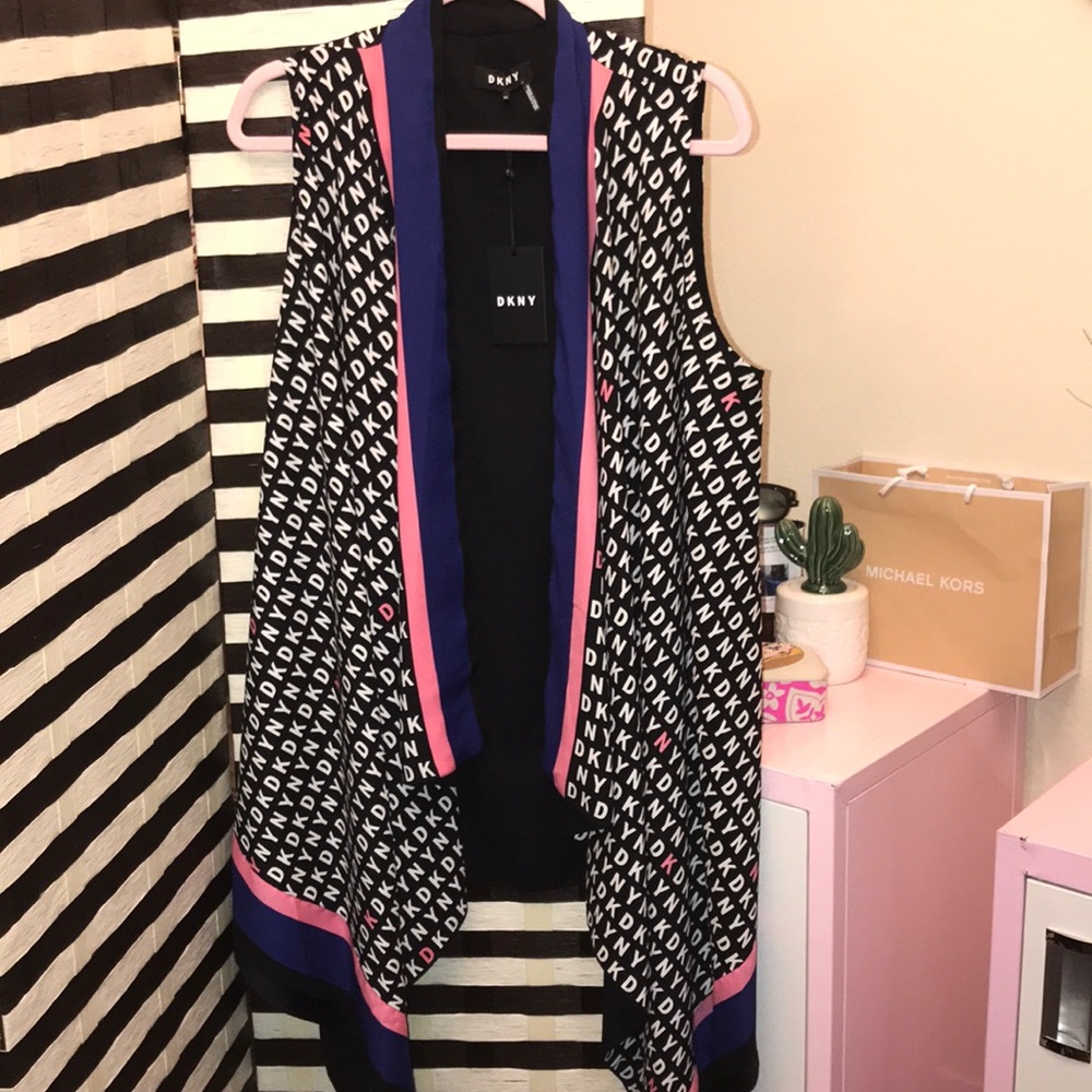 BNWT DKNY Asymmetrical Vest - Picture 1 of 5